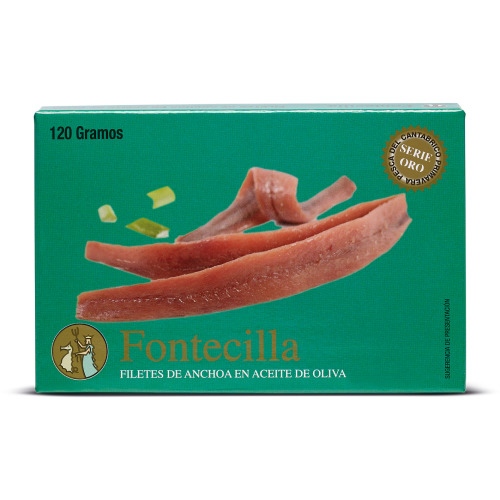 Anchoas de Santoña en aceite de oliva HANSA - Fontecilla Serie Oro